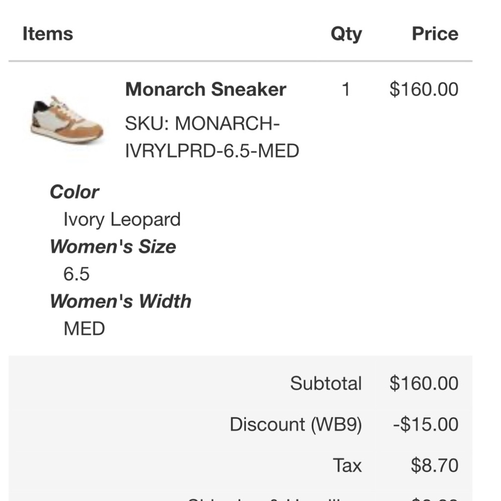 Vionic Women’s Ivory Leopard Sneakers - Picture 7 of 8